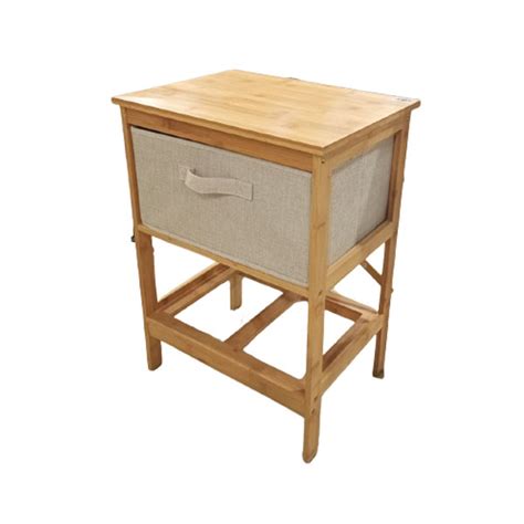 Anko Bedside Bamboo Table Incomplete Hmr Shop N Bid