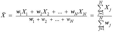 Weighted Arithmetic Mean