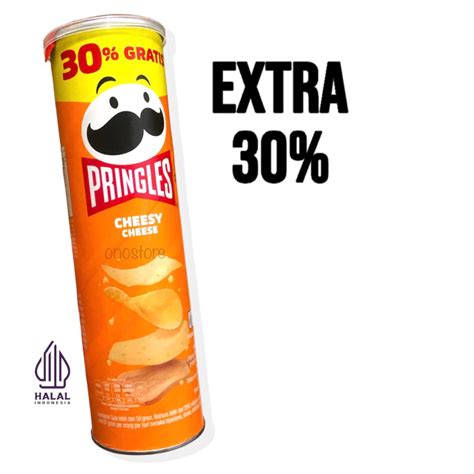 Jual Pringles Potato Crispy Gram Cheesy Cheese Shopee Indonesia