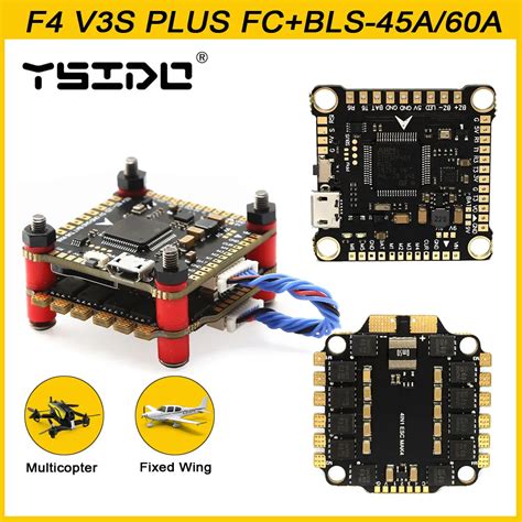 YSIDO Control De Vuelo F4 V3S PLUS Control De Vuelo FC Compatible Con