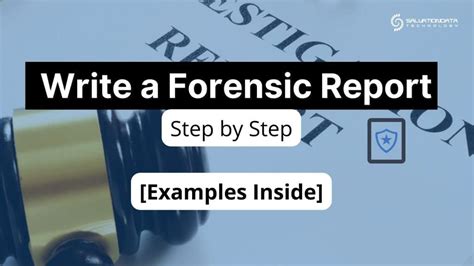 Write A Forensic Report Step By Step Examples Inside