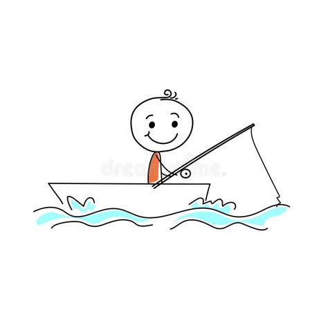 Stick Figure Boat Stock Illustrations 483 Stick Figure Boat Stock