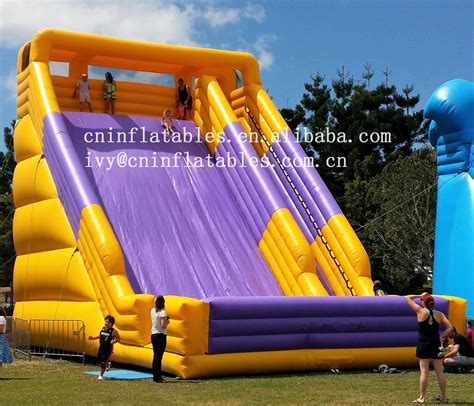 Buy Giant Pink Color Inflatable Slide Inflatable Bouncer Slide With