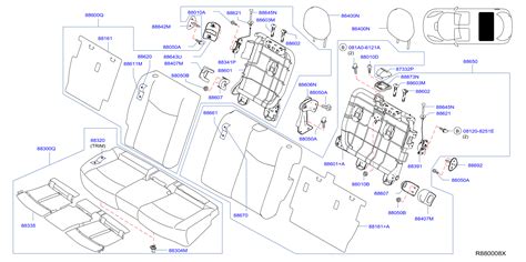 Nissan Leaf Seat Hinge Rear 88606 3NF0B BILL KORUMS PUYALLUP