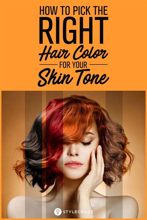 How To Pick The Right Hair Color For Your Skin Tone Skin Tone Hair