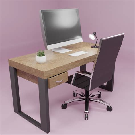 Office Desk Blender Models for Download | TurboSquid