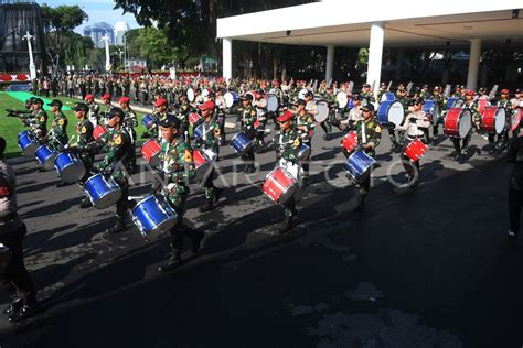 Gladi Upacara Hut Ke 77 Kemerdekaan Ri Antara Foto