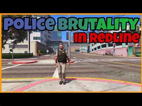 Police Brutality In Redline Elanip Highlights RedlineRp GTA 5 Roleplay