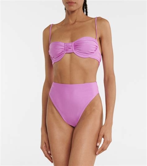 Jade Swim Incline High Rise Bikini Bottoms Jade Swim