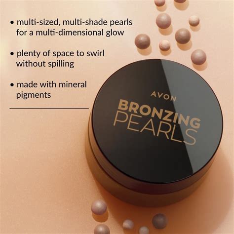 Avon Bronzing Pearls Multi Sized Mineral Pigments For A Multi