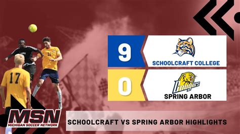 Schoolcraft Collge Vs Spring Arbor Highlights Youtube