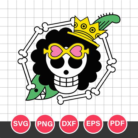 One Piece Logo Brook