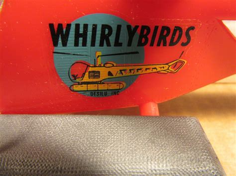 RARE VINTAGE " WHIRLYBIRDS " TV SERIES PLASTIC HELICOPTER WITH BOX | #1854659262