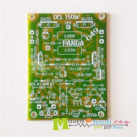 Jual PCB Power Amplifier OCL MONO 150Watt PANDA Shopee Indonesia