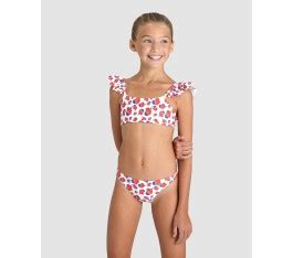Girls Vintage Ruffle Bralette Bikini