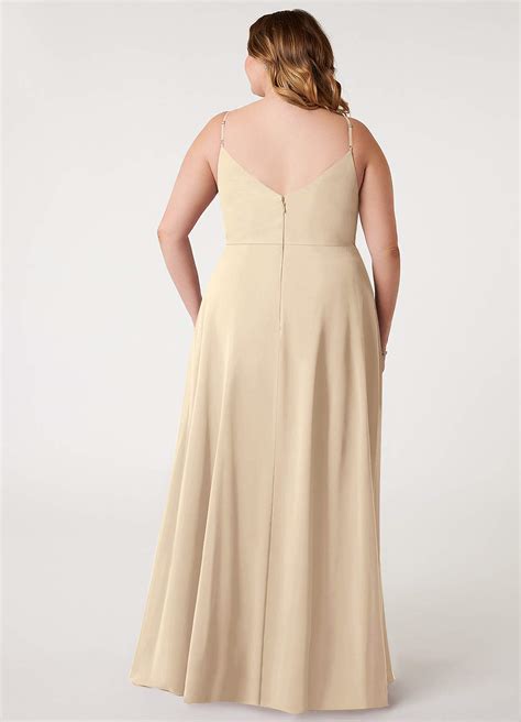 Champagne Azazie Daenerys Bridesmaid Dresses Azazie