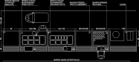 Kitchen Buffet Self Service Dwg Block For Autocad • Designs Cad