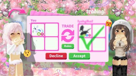 Trading The New Neon Glacier Kitsune In Adopt Me Crazy Offers 2023