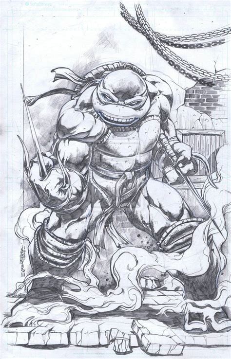 Raphael 2 By Emilcabaltierra On Deviantart Ninja Turtle Drawing