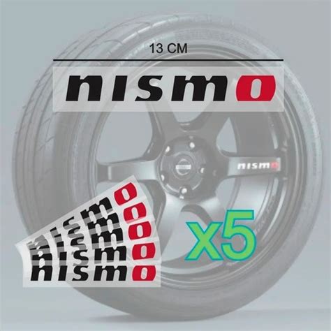 Kit 5 Adesivo Nismo Nissan Kicks Tiida Versa Sentra March Shopee Brasil