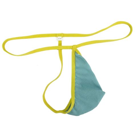 N A Hot Mens Teardrop String Thong Pouch Colors Soft Fine Cotton Ebay
