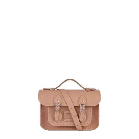 Magnetic Mini Satchel in Leather Terracotta 剑桥包 145 00 超值好货 英国省钱快报