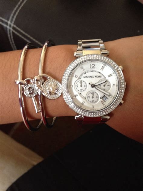 My New Michael Kors Watch And Bracelet Arm Jewelry Michael Kors