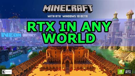 Rtxray Tracing In Any World Minecraft Bedrock Youtube