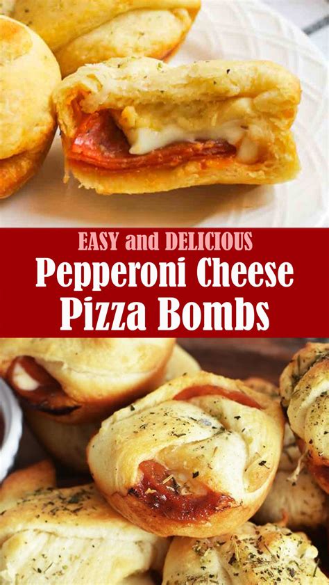 Pepperoni Cheese Pizza Bombs Reserveamana