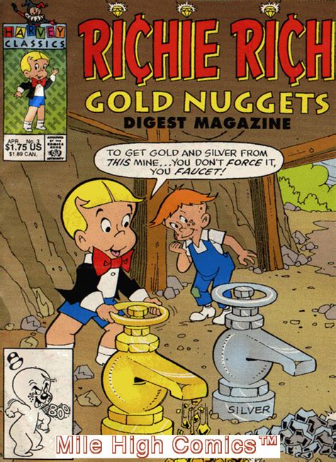 RICHIE RICH GOLD NUGGET DIGEST 1991 Series 3 Very Good Comics Book