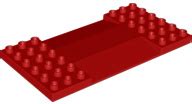 Lego Duplo Bouwplaat Rood X Met Ophoging Duplo Platen Bouw