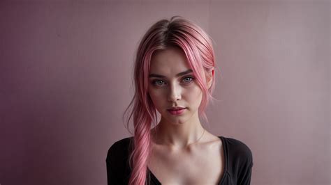 Pink Hair Girl 5k Wallpaper Hd Artist Wallpapers 4k Wallpapers Images