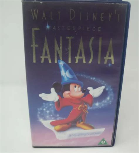 WALT DISNEY Fantasia VHS Video Cassette Tape PAL Quick Post 6 99