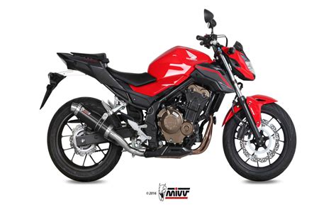 Pot D Chappement Honda Cb F Mivv Gp Inox Noir H Lxb Mivv