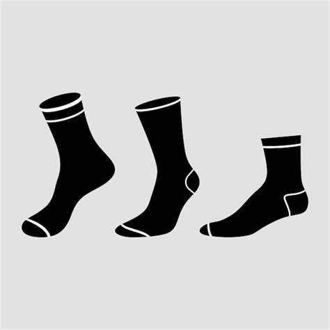 Premium Vector Three Types Of Socks Vector