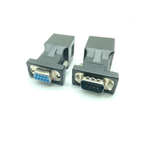 Конвертер COM-порту LAN Ethernet DB9 RS232 «папа-мама» на RJ45 «мама» 1 ...