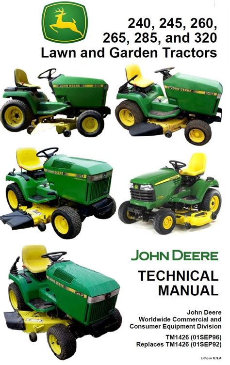 John Deere 240 245 260 265 285 320 Service Manual