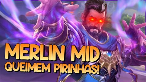 RANKED CONQUISTA MERLIN MID SMITE BR Ft Spec YouTube