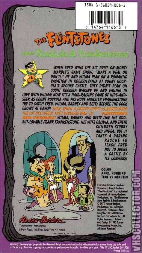 The Flintstones Meet Rockula & Frankenstone | VHSCollector.com