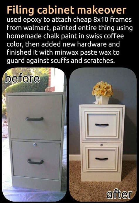 Way To Dress Up A File Cabinet File Cabinet Makeover Cabinet