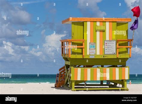 Beach house, Miami Beach, Florida, USA Stock Photo - Alamy