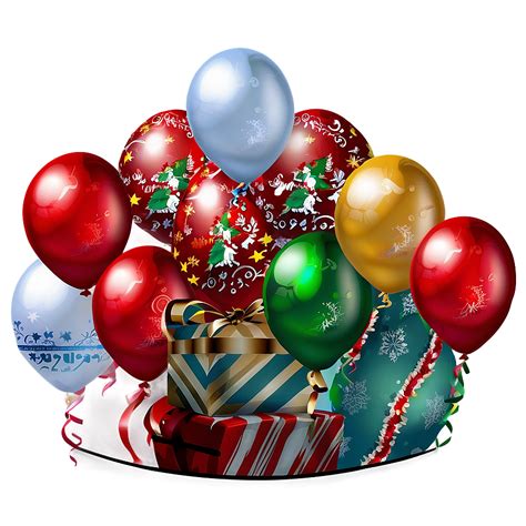 Download Christmas Balloons Png 05042024