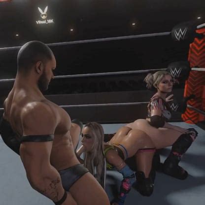 WWE Liv Morgan And Alexa Bliss Reverse Spitroast Ass To Ass
