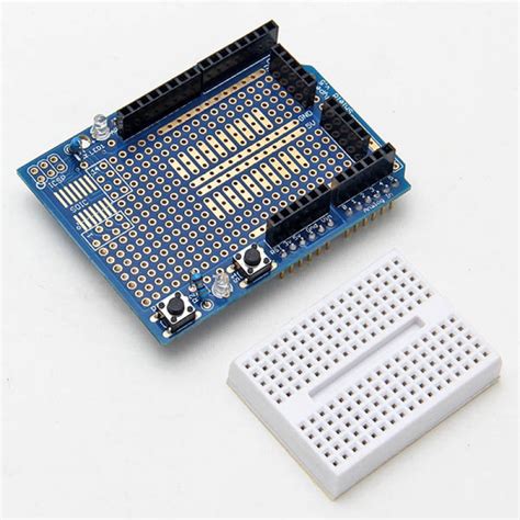 Плата расширения Uno Proto Shield v5 / Купить в RoboShop