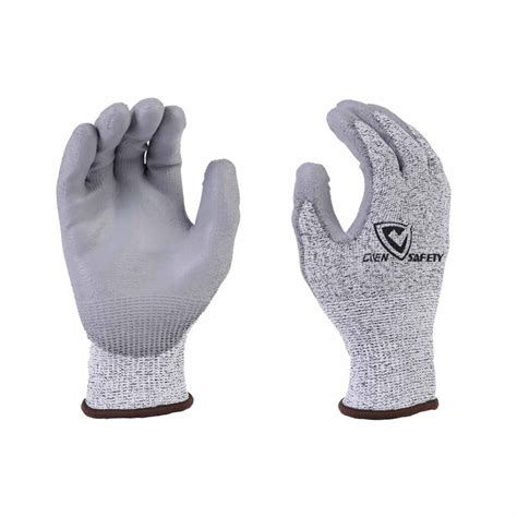 Pu Coated Cut Resistant Level 5 Gloves