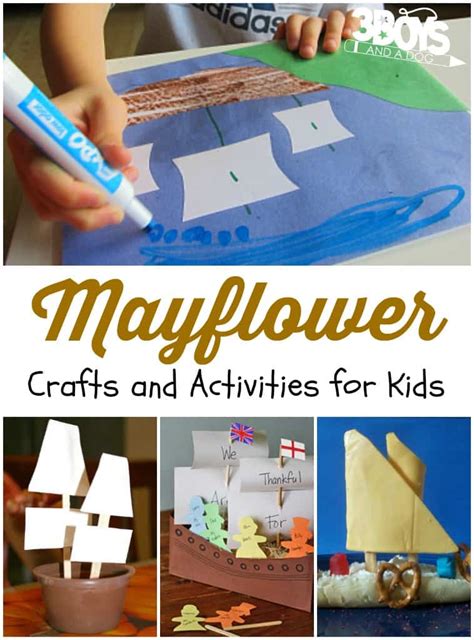 Mayflower Crafts And Activities For Kids 3 Boys And A Dog 3 Boys