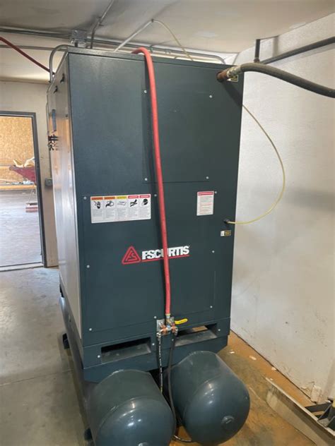 Hp Fs Curtis Nxb Rotary Screw Air Compressor Gallon Tank