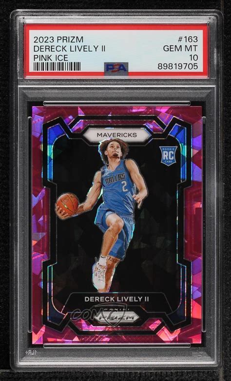 Dereck Lively II 2023 Prizm 163 Pink Ice Price Guide Sports Card