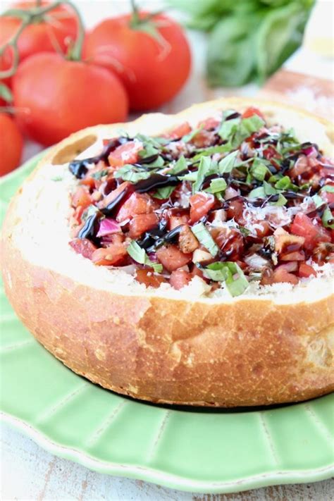 Baked Brie Recipe With Tomato Basil Bruschetta