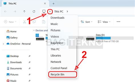 6 Cara Menampilkan Membuka Recycle Bin Di Windows 11